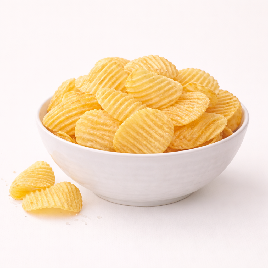 lining-potato-chips